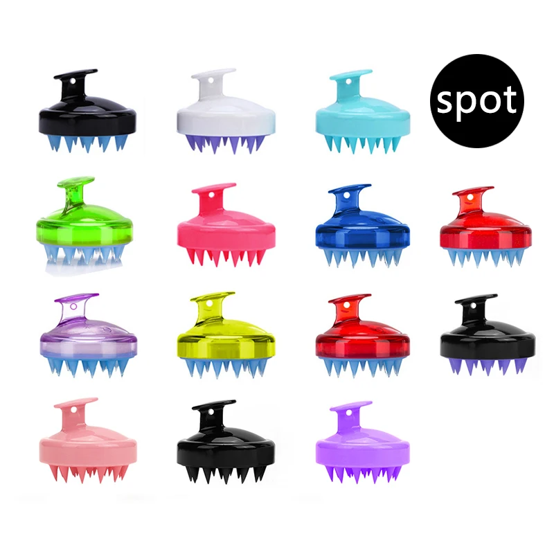 

Bath to wash hair hair scalp massager shampoo brush Silicone shampoo brush