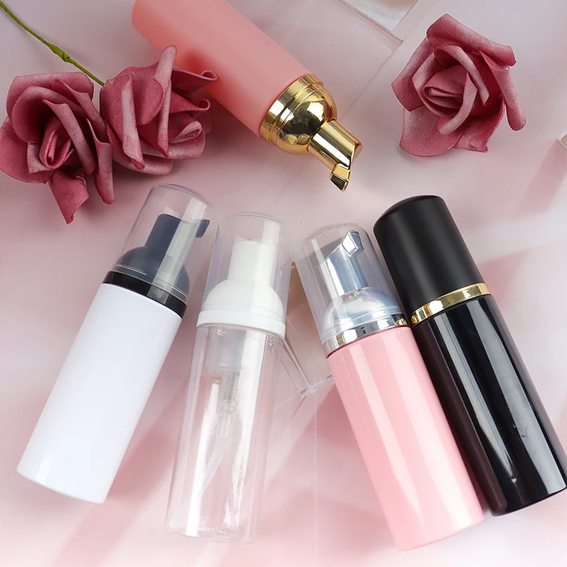 

Wholesale korean lash extension lash shampoo bottle lash cleaner, Pink and black