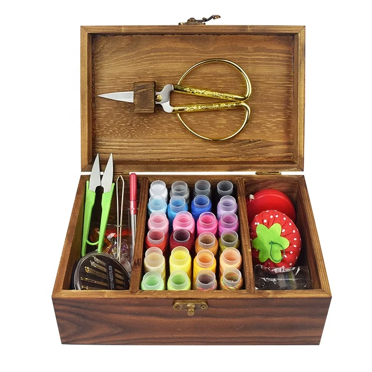 

Hot selling 223pcs wooden sewing box online, Picture