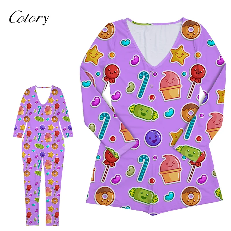

Colory Babay Suit Animal Print Romper Bobysuit, Picture shows