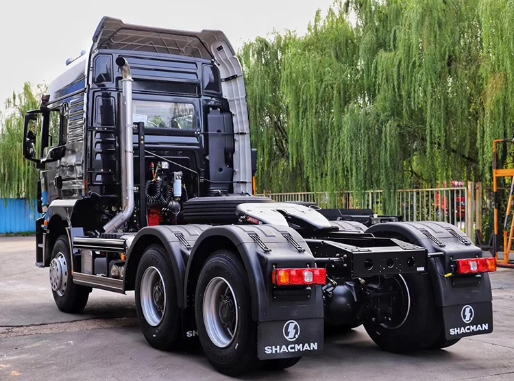 热卖shacman 6x4 375hp euro 4 台新拖拉机卡车头