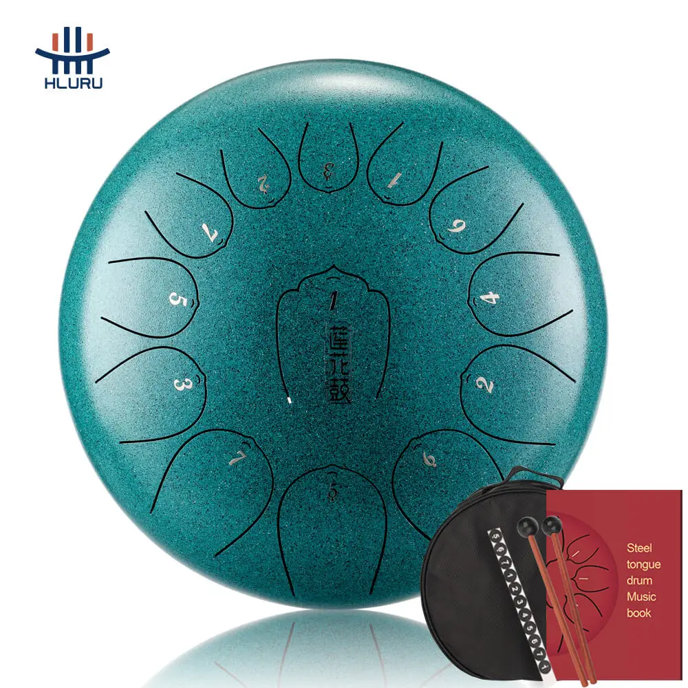 

Hluru drum TL13 13note 12.5 inch handpan steel tongue drum High-end