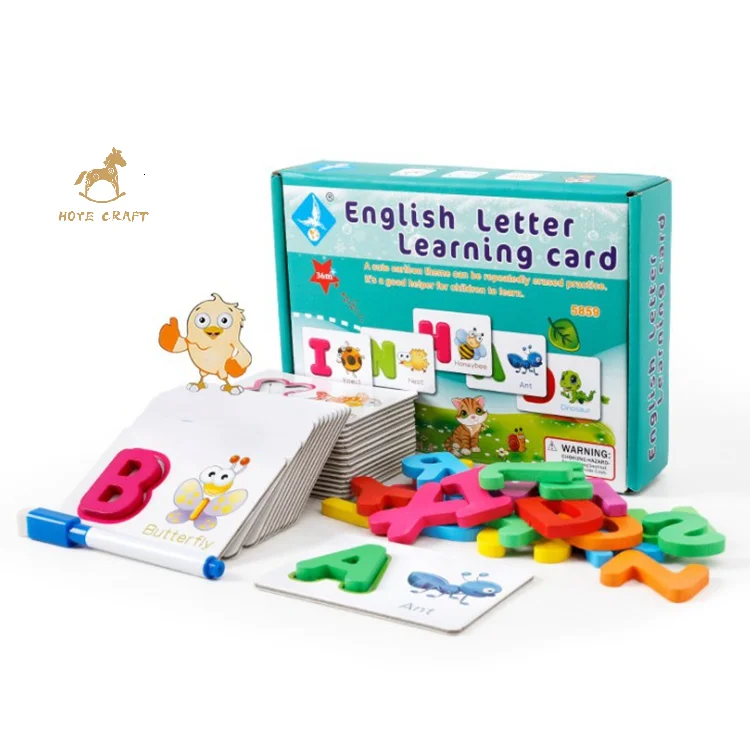 

preschool cognitive spelling words game english alphabet toy handwriting kids learning cards