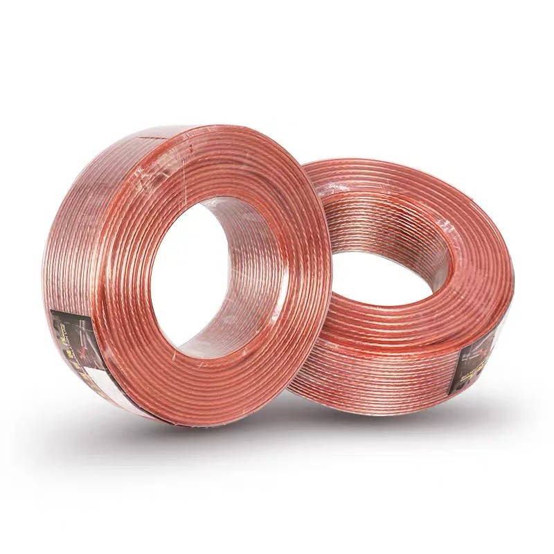 High quality speaker wire Transparent OFC conductor speaker wire 50m/ 100m - idealCable.net