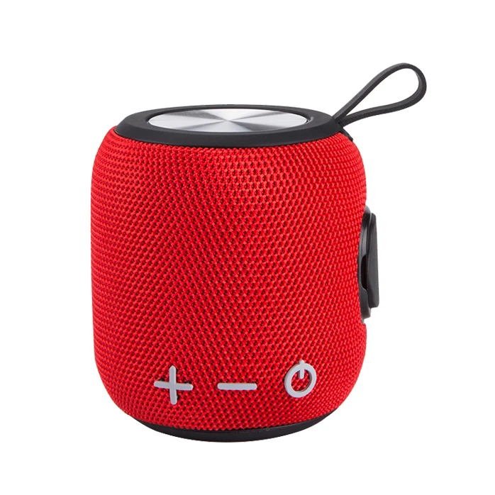 

FM190 Wireless 5W TWS Speaker IPX7 Waterproof Parlantes Bluetooth5.0 High Quality Sound Portable Outdoor Speaker Sport Subwoofer, Black,red