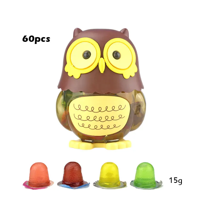 Assortment Fruit Jelly Cup In Cartoon Animal Owl Jar Buy Fruit Jelly
