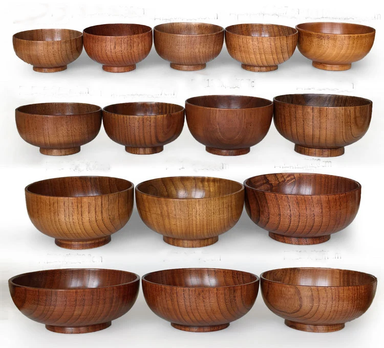 

luxury wooden Oval Salad bowl, Natural