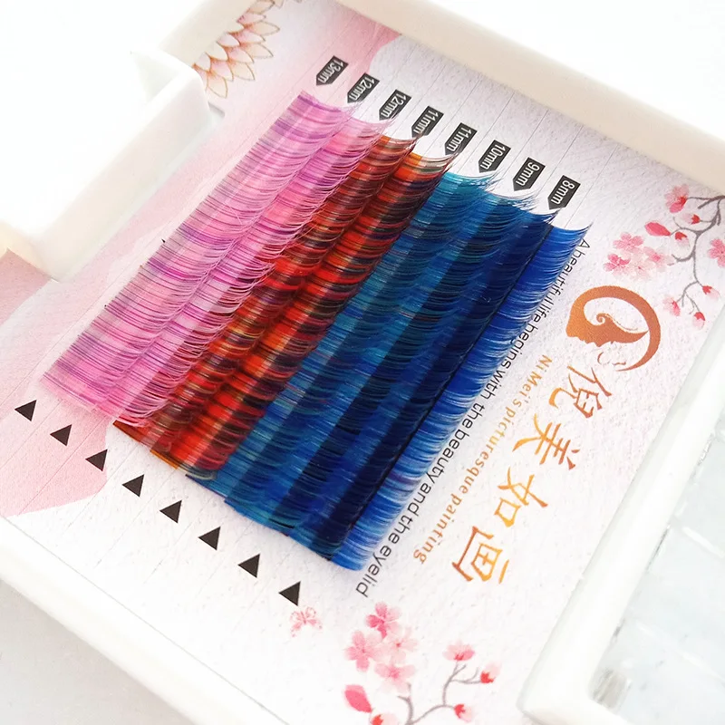 

eyelash easy fan extension color volume lashes 25mm easy fascinating volume lashes from china, Natural black