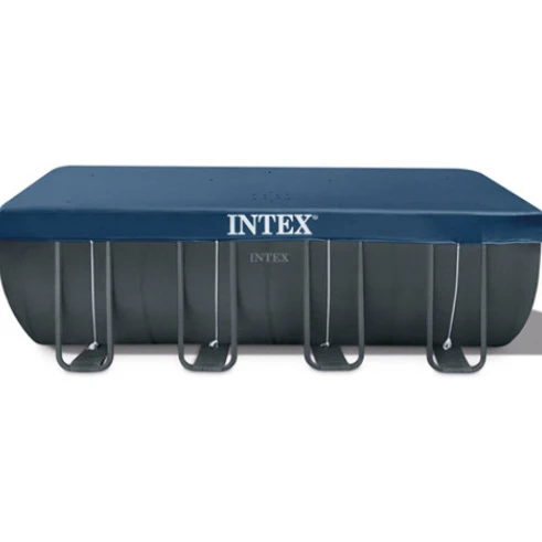 

Intex 26356 Rectangular Frame Piscina 549*274*132CM Large Above Ground Steel Swimming Pool & Accessories Included