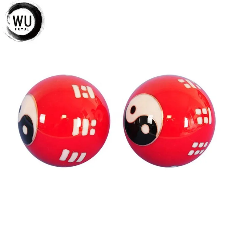 
chime meditation health yinyang chinese Wholesale Baoding Traditional Fitness Handball Iron Ball 