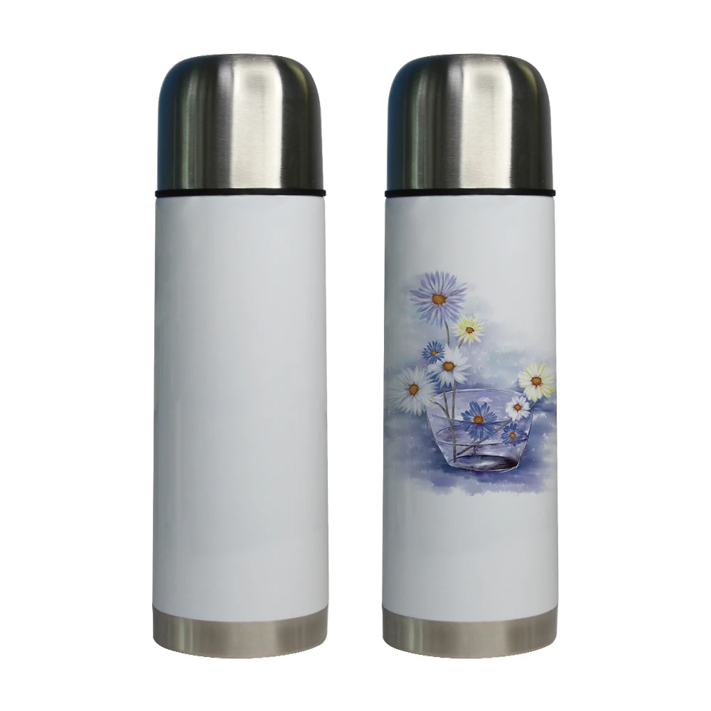 

new arrival 500ml vacuum thermos stainless steel cups wholesale custom portable sublimation blank stainless steel coffee cups