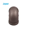 Factory direct supply pipe fitting names and parts black female threaded 90 degree elbow
