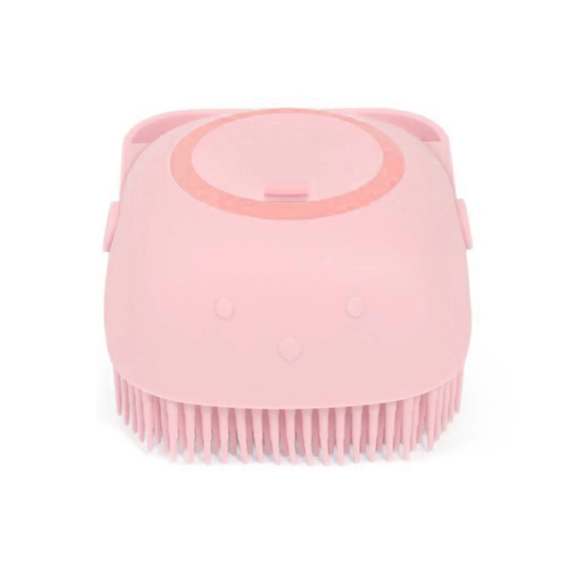 

Factory Price Silicone Bath Brush Shower Baby Cleaning Brush Silicone Household Accessory Cleaning Bath Brush With Hook, Customized color