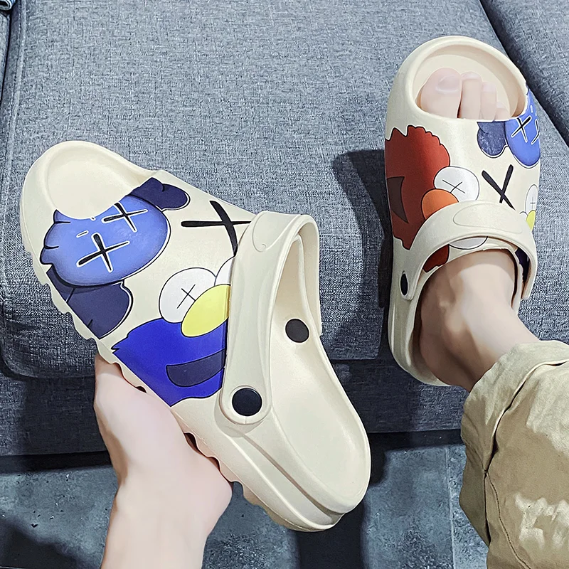 

2021 New Arrival Slip On Flat Indoor Beach Outdoor Yezzy Slippers Yeezy Slides Clogs