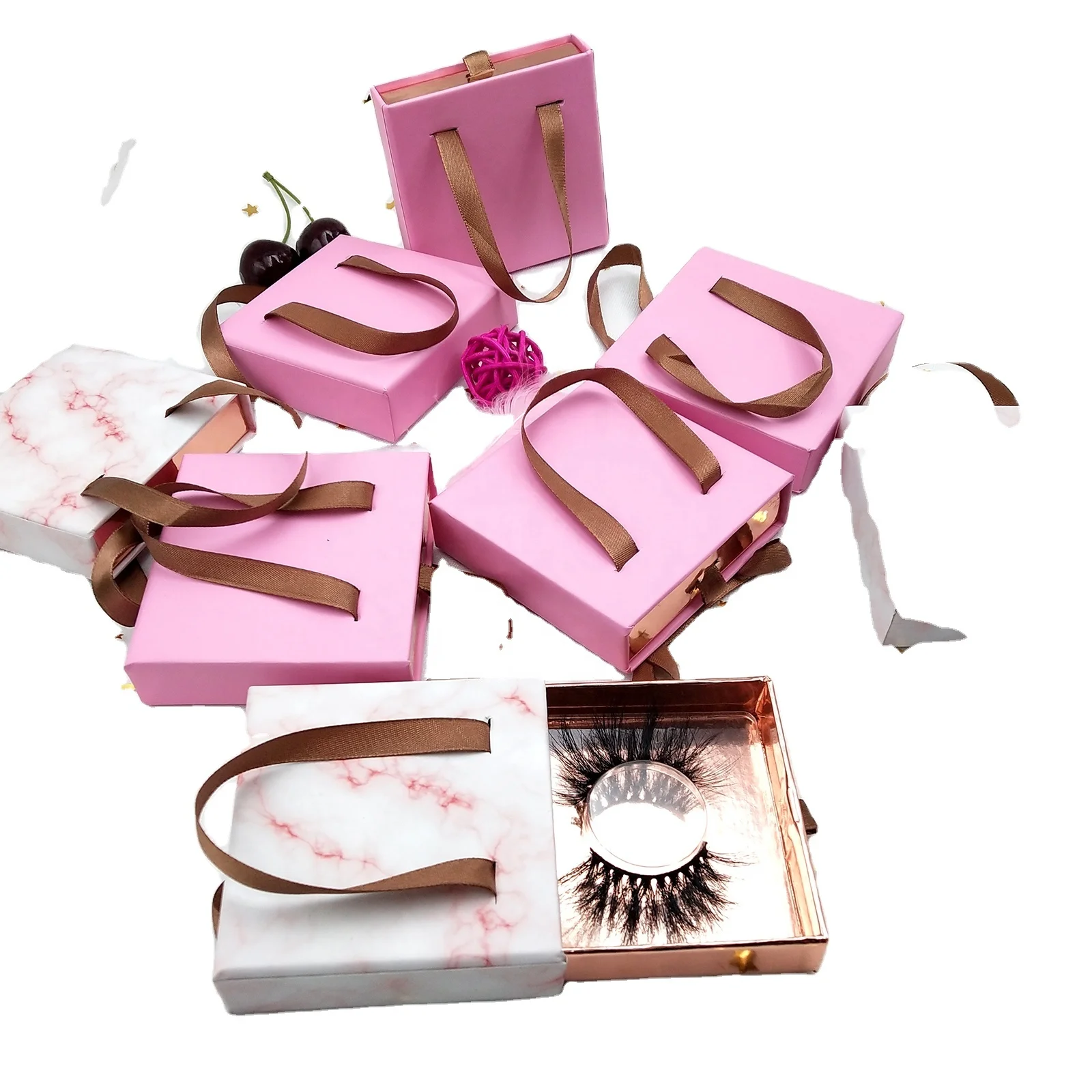 

beauty supply store supplies eyelash vendor customized boxes 25mm lash box, Picture