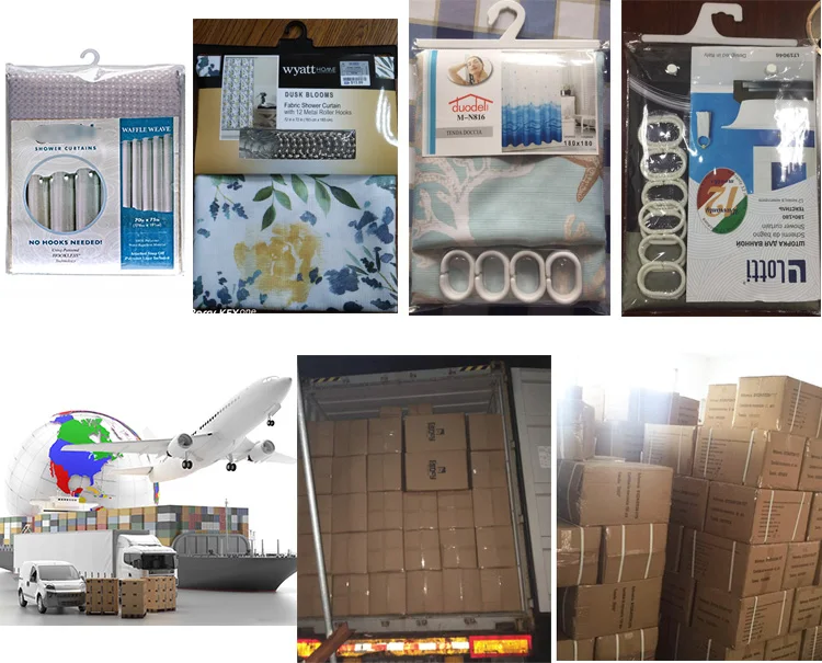 Shower curtain packaging