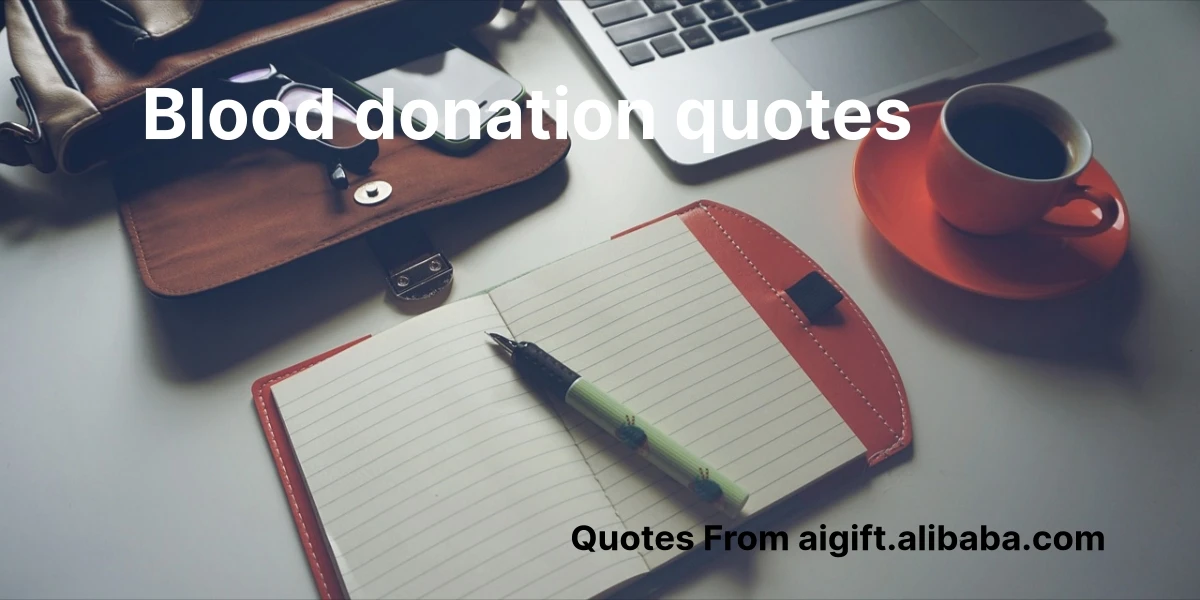 blood donation quotes