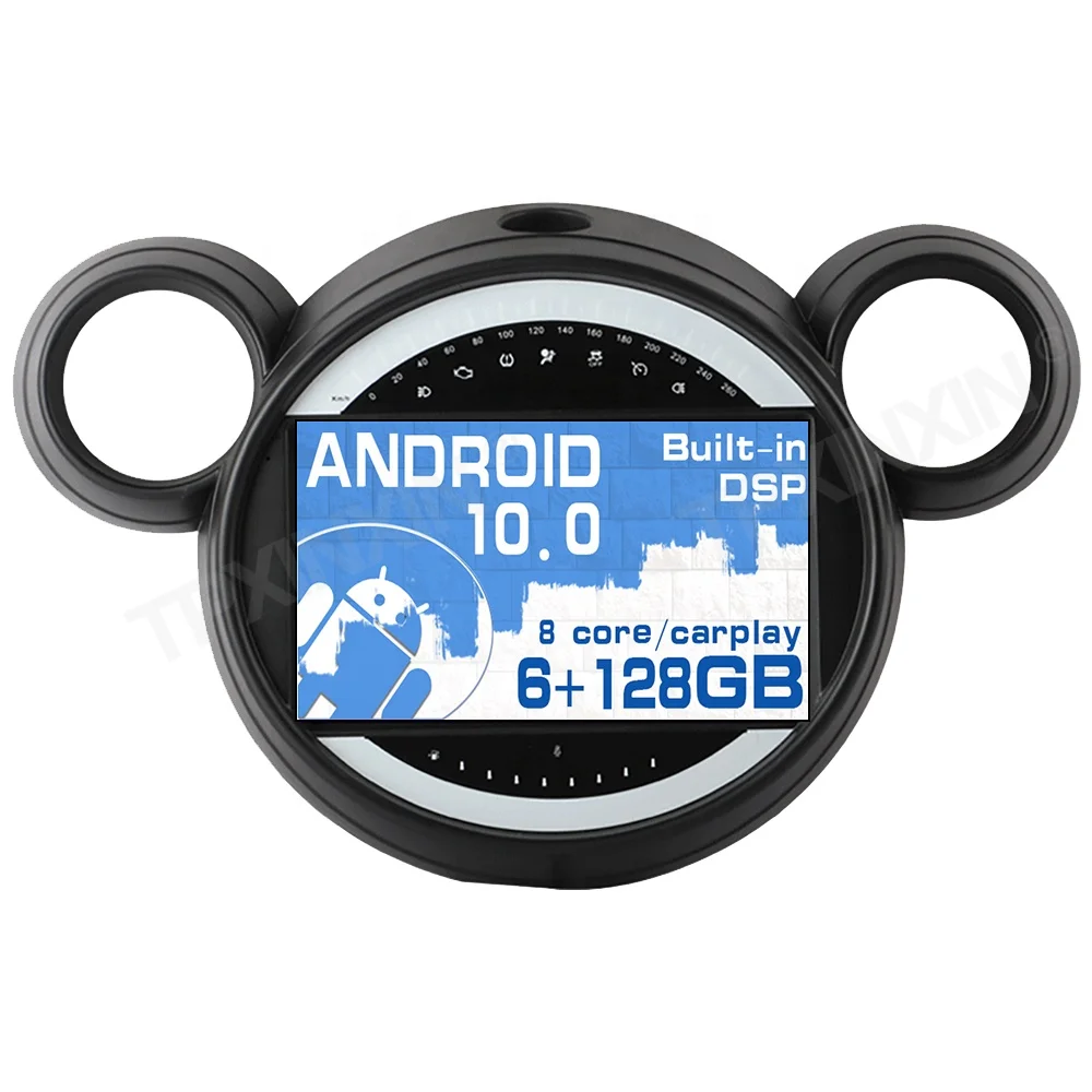 

For BMW Mini R56 R60 Cooper 2007 + Car Radio Android Multimedia Player 6GB+128GB Touch Screen