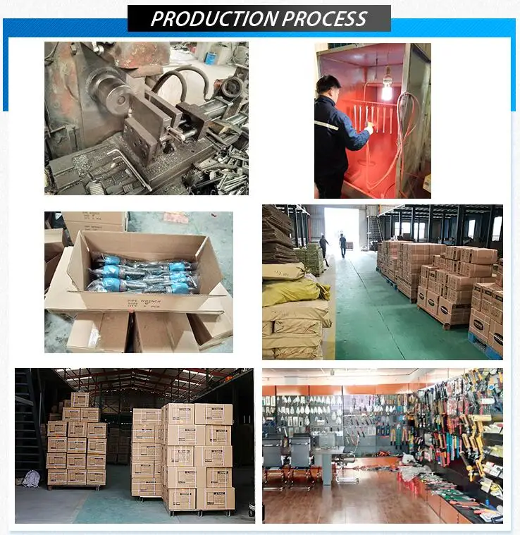 Linyi good quality heavy duty pipe wrench adjustable wrench 48"