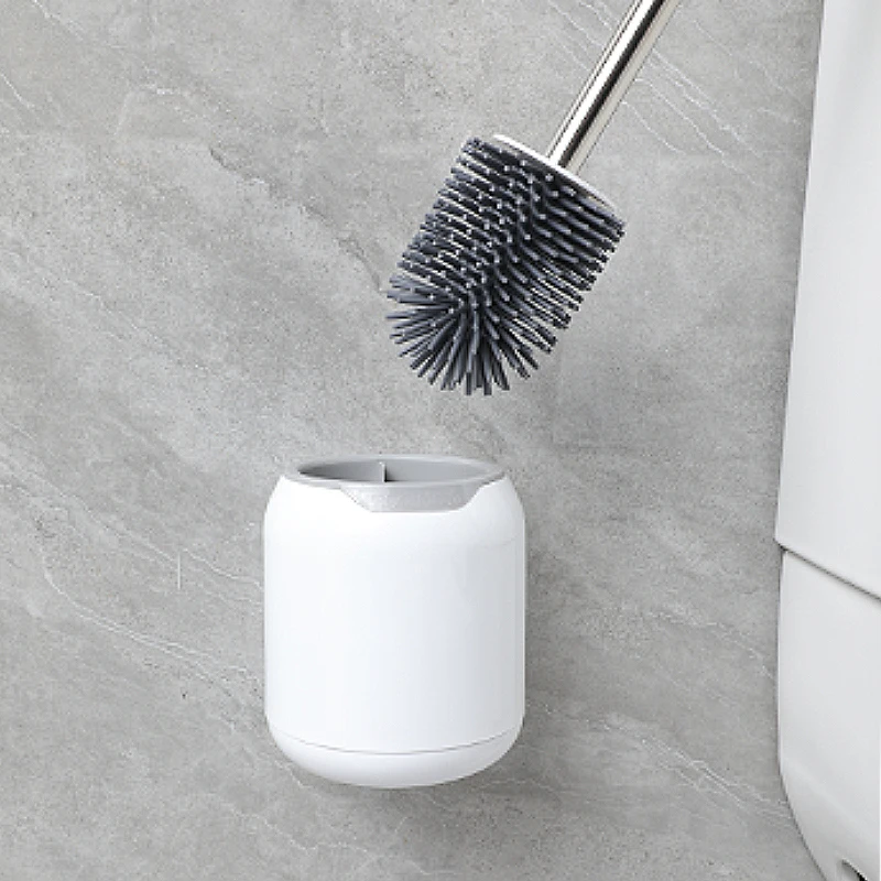 

BOOMJOY wall mounted antibacterial toilet WC brush cleaning brushes with holder set