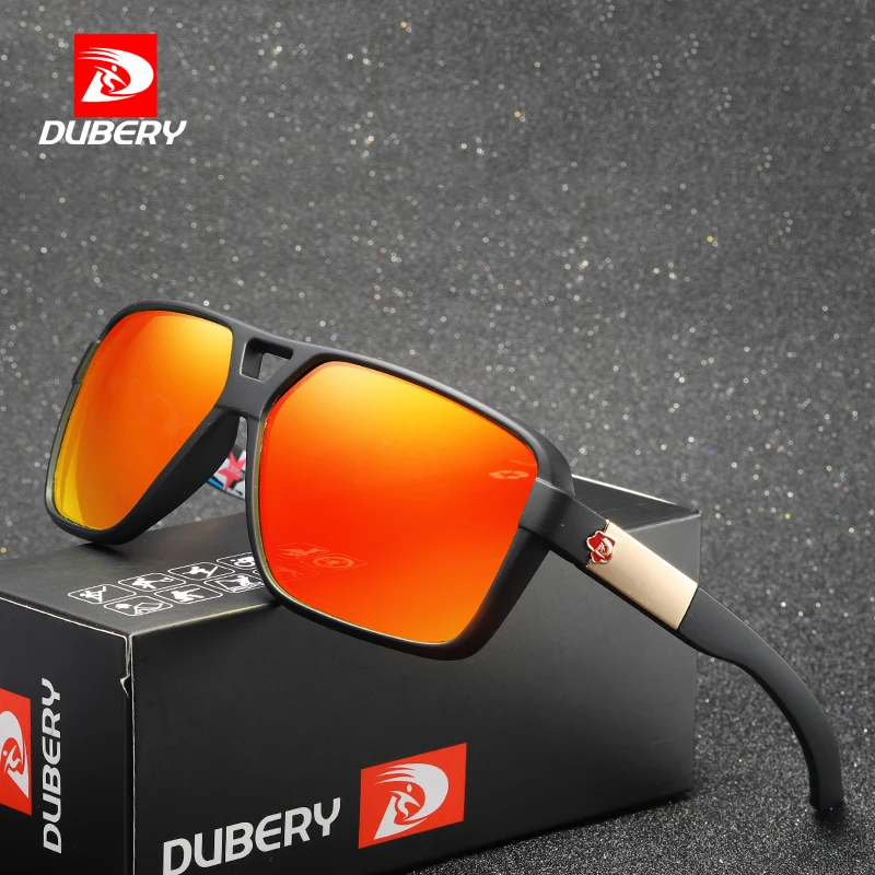 

DUBERY Factory Cheap Price Vintage Sunglasses Polarized Men's Sun Glasses For Men UV400 Shades Driving Black Oculos Male