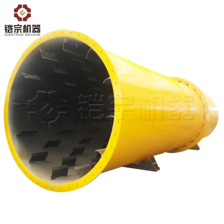 
River Sand Coal Cassava Chips Drying Machine Sludge Rotary Dryer 