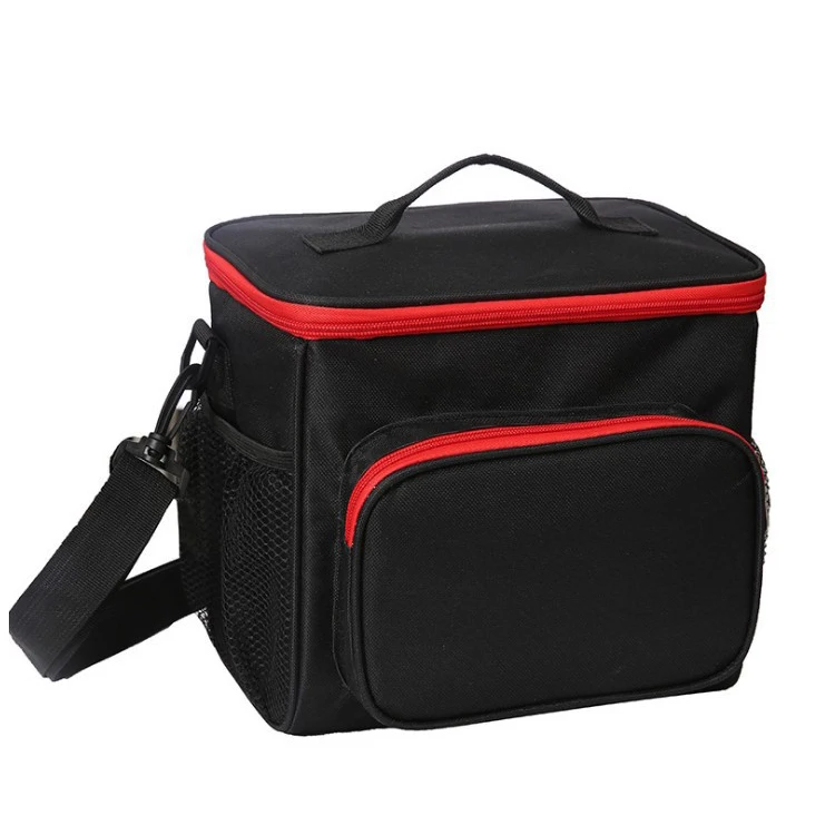 

Portable Lunch Bag Thermal Insulated Cooler Bag Picnic Food Storage Bags Shoulder Lunch Box Tote Travel Picnic Handbag, Customized color