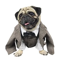 

New Handsome Dog Tuxedo French Bulldog Coat Pet Dog Costumes
