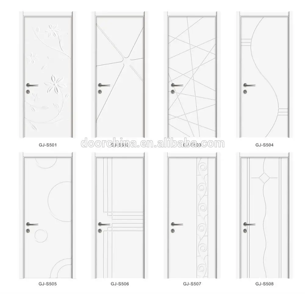 Chinese Wellknown Gujia Door White Pvc Mdf Door Design Sunmica Buy
