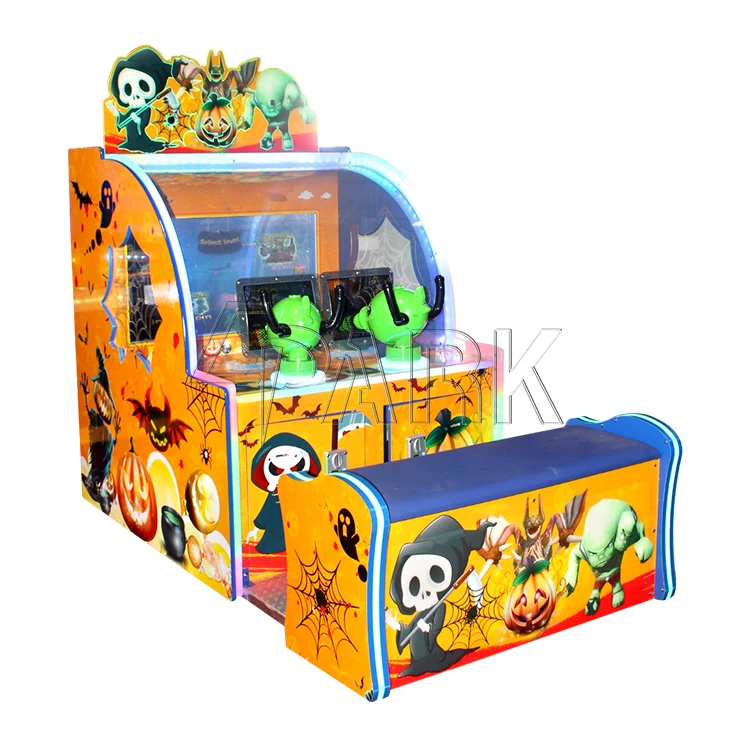 

Real gun kids shootng ball machine crazy shot arcade video machine win prize machine