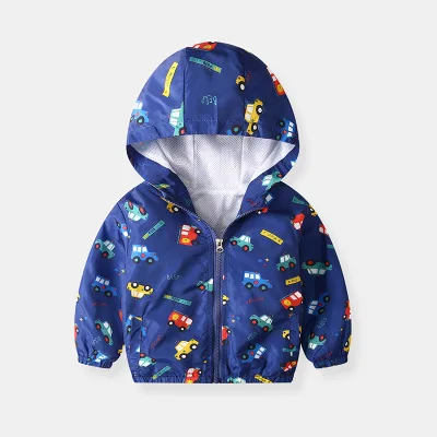 

wholesale Autumn Children's hooded jacket boys jacket baby boys clothes