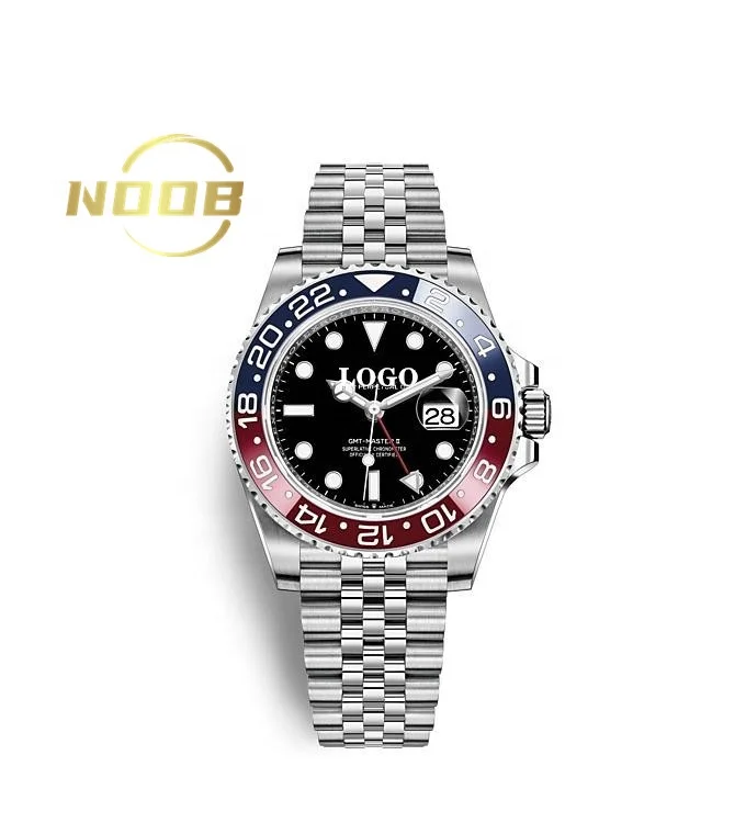 

Luxury Diver Super Watch NOOB factory 904L steel 126710BLRO ETA 3285 movement for men GMT Rollexables watches