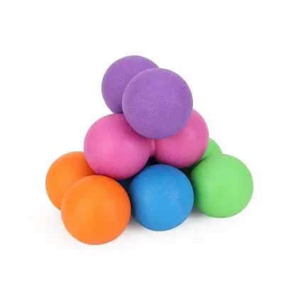 

Peanut Massage Ball Double Lacrosse Ball for Point Therapy, Foot & Pain Relief Muscle Relaxation Ball, Black, red, purple, yellow,blue, green, orange