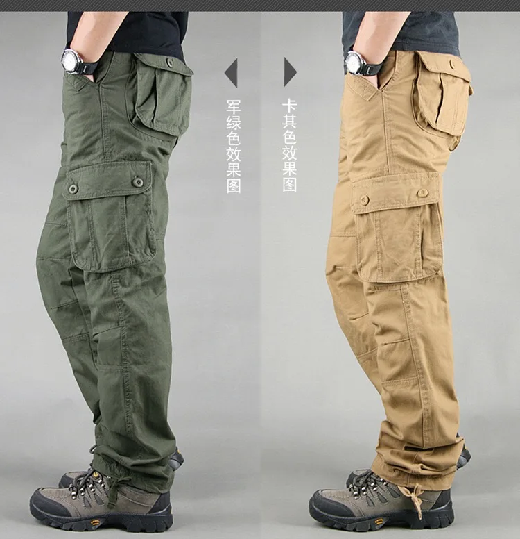 

Cheap Men Combat Multi Pockets Casual Cotton Tactical Military Cargo Pants 7colors, Customized