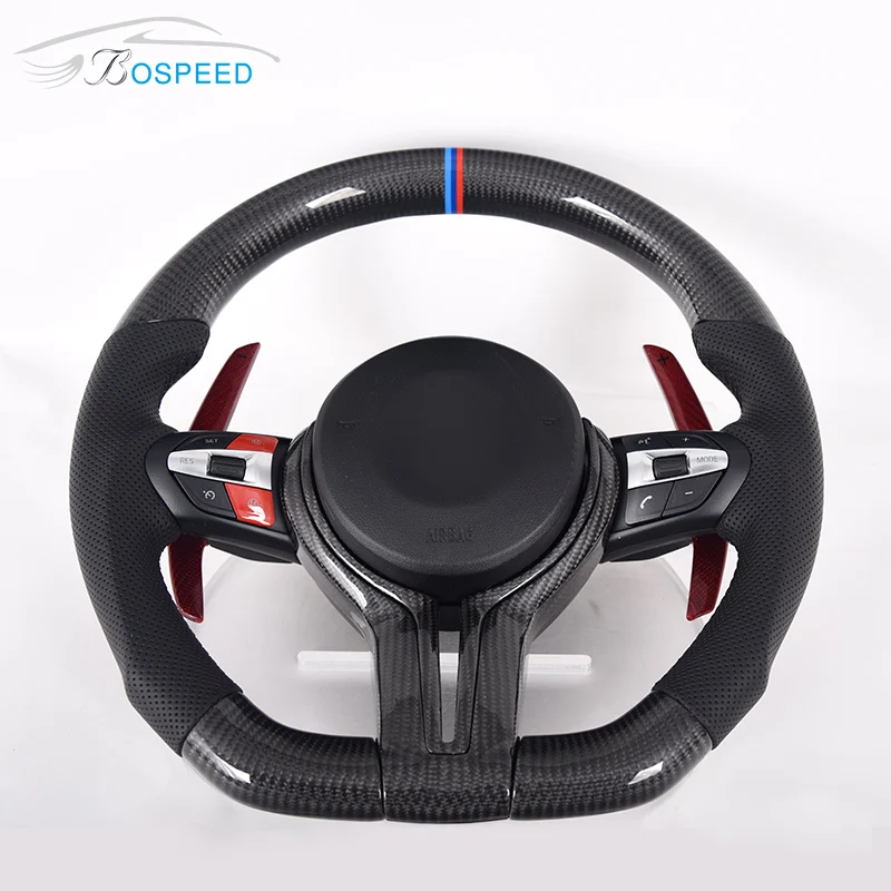

Custom Alcantar Racing Wheel For Bmw X3 X4 M5 6gt 5/7 Series Carbon Fiber Steering Wheel Convertible