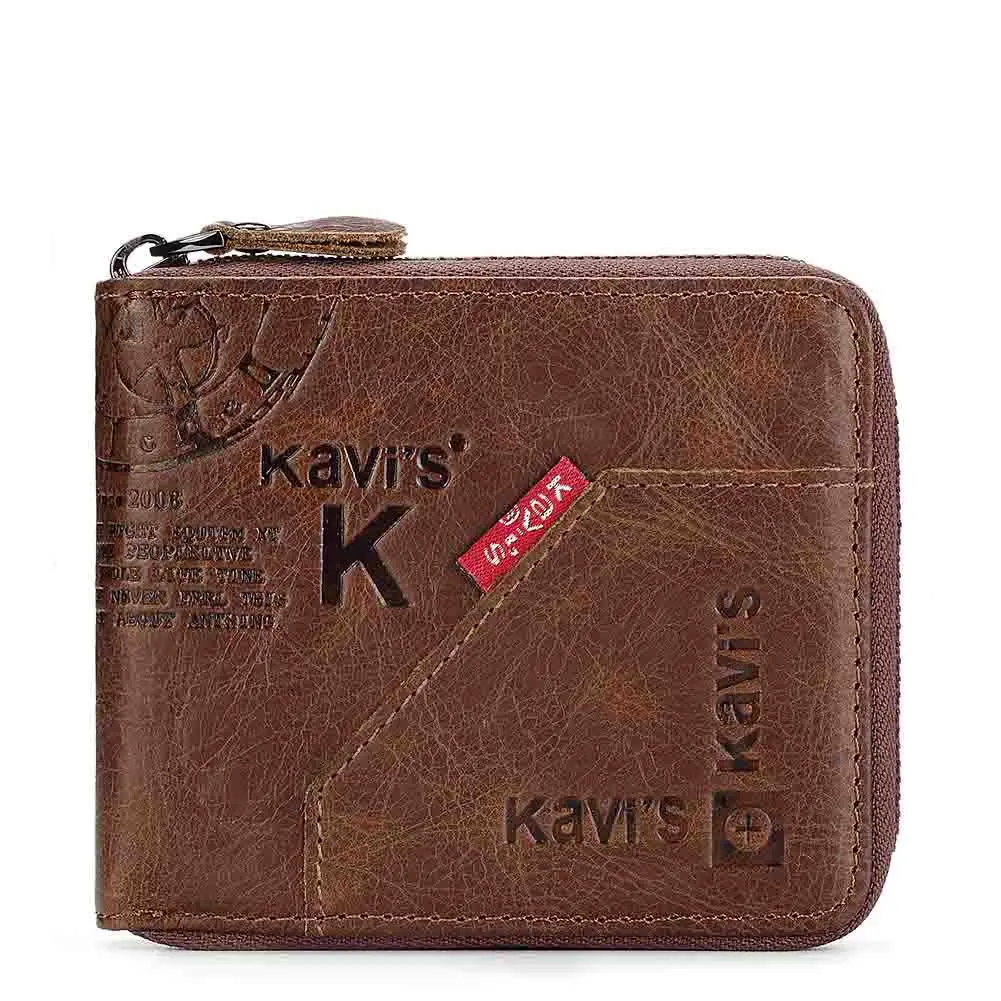 

Wholesale 2021 new model genuine leather short retro multifunction Wallets for men Coin Purse card bag