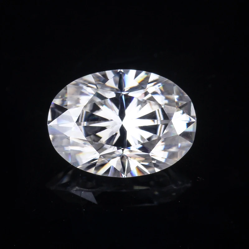 

Starsgem fancy shape oval brilliant crushed ice cut loose moissanite stones