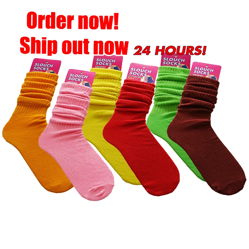 

Uron slouch socks for women socks stacked socks, 15 colors