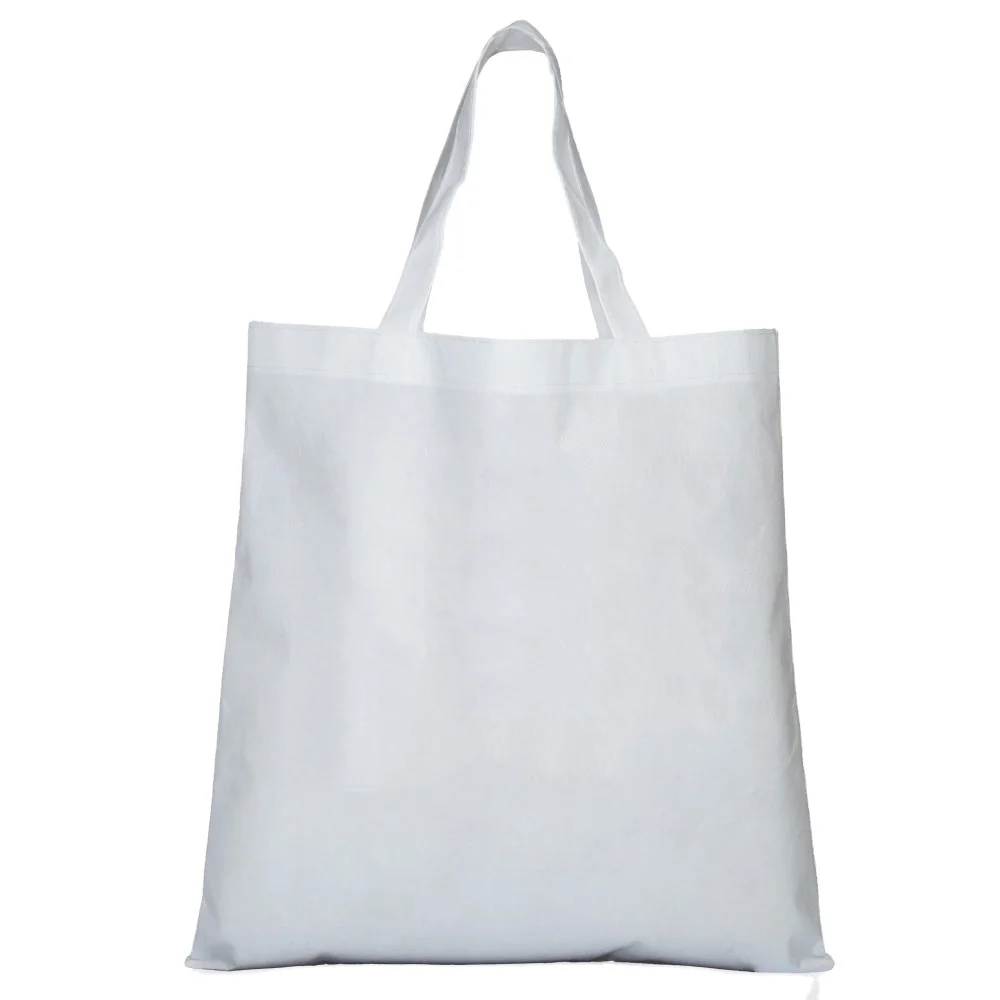 

Custom Linen Shopping Bags for Sublimation Blank Canvas Tote Bag Shopping Bags in 100% Polyester White, Customized color