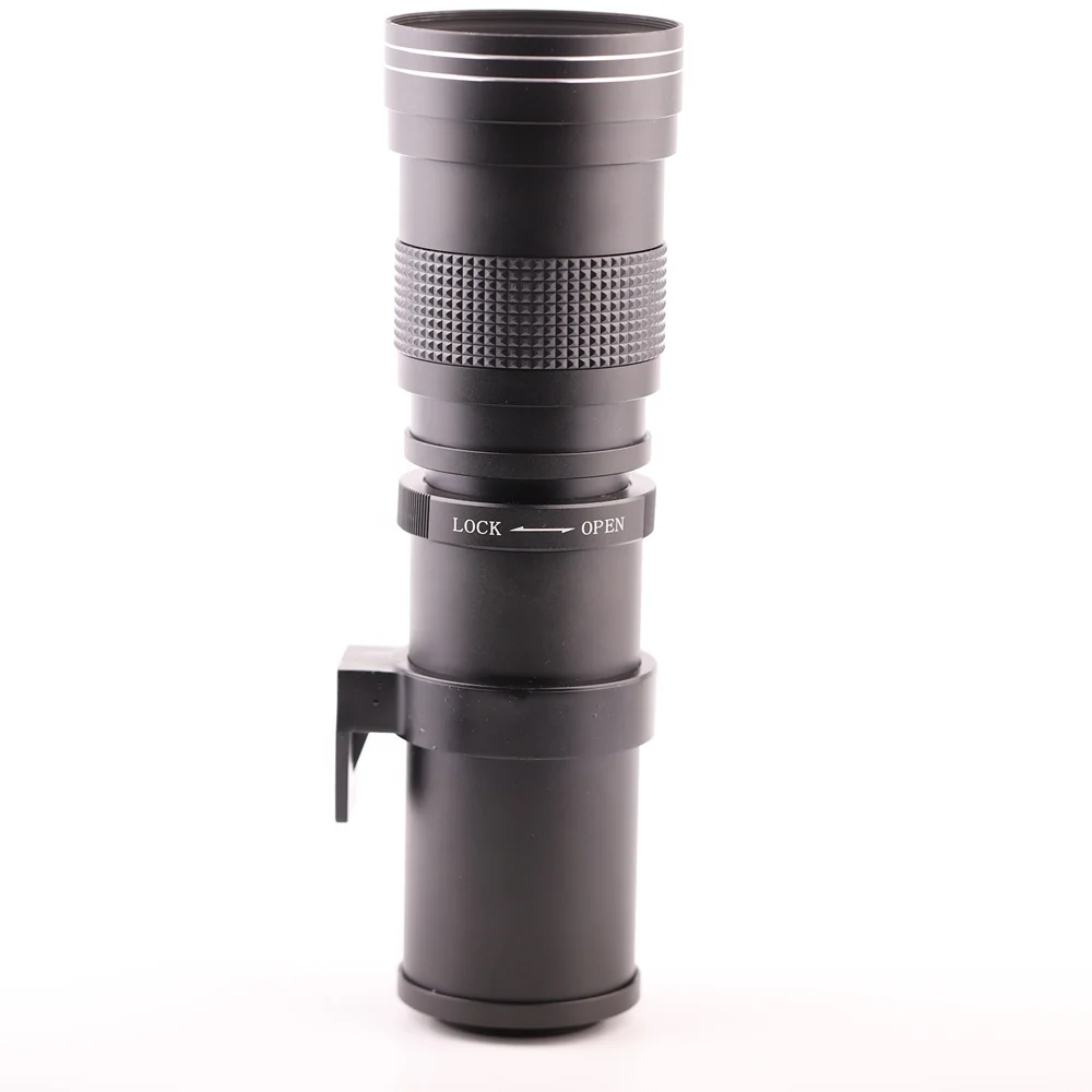 

Hot selling 420-800mm f/8.3-16 reflex zoom dslr camera lens for dslr camera, Black