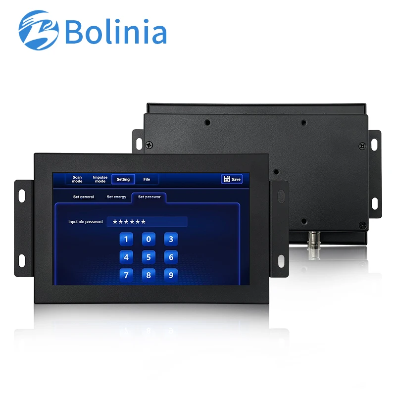 

Wholesale Resistive Touch screen 7 inch LCD Monitor with open frame Hanging ear Metal Case for industrial equipment IPS HD VGA