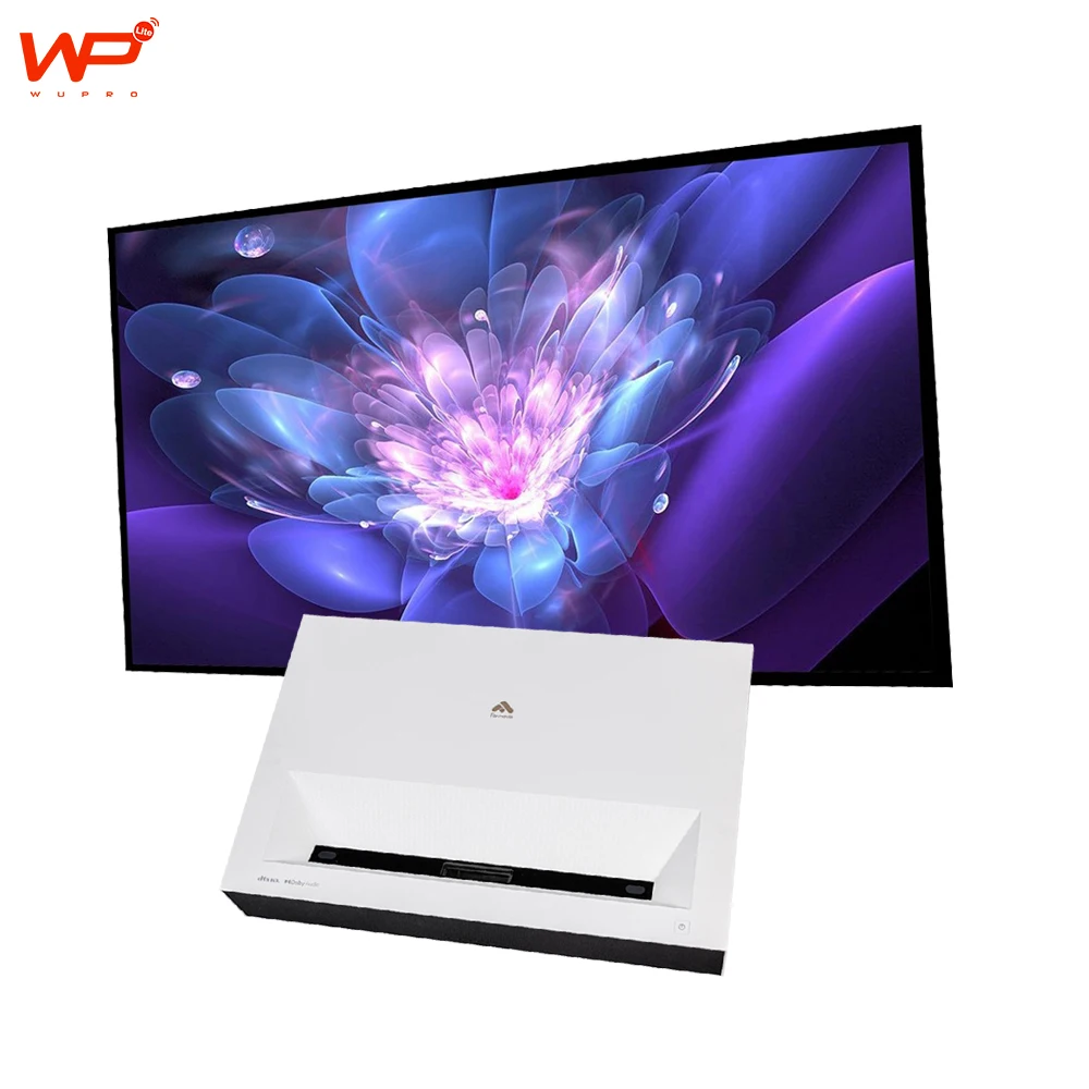 

Projector+Screen fengmi c2 projection screens 4k laser projector home theater alr ust screen