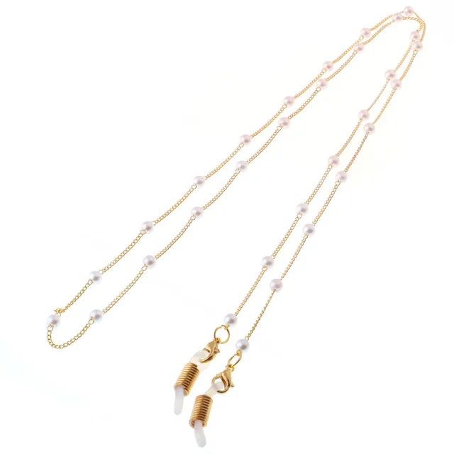 

2021 metal Pearl Beaded Eyeglass chain Fashion Sunglasses Chain For Girl