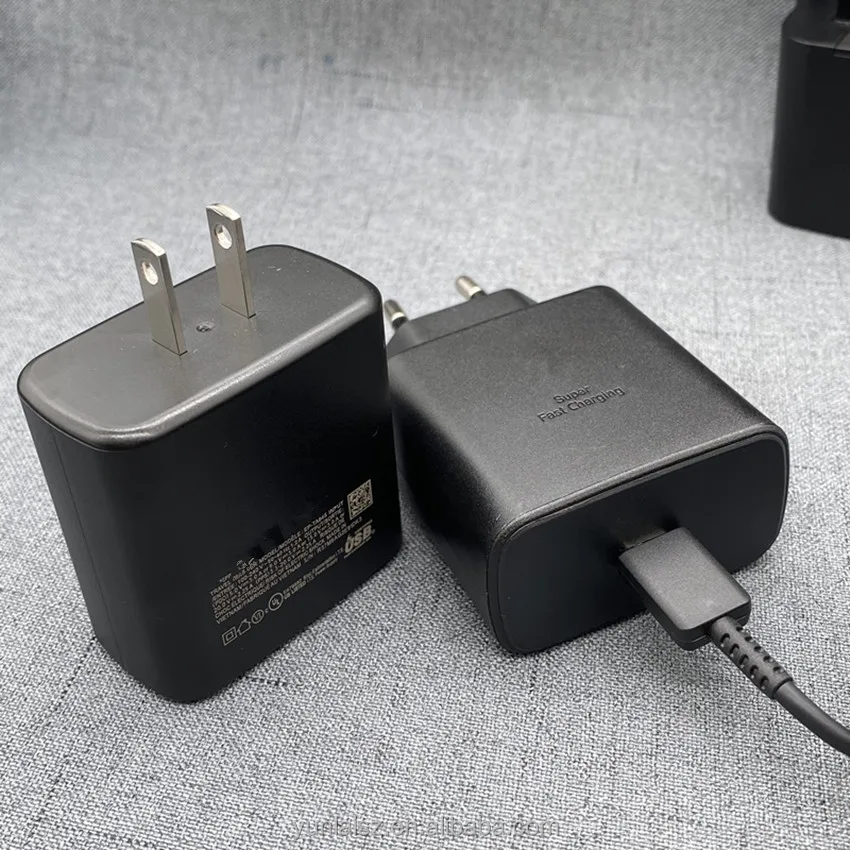 

US EU plug Original 45W USB C wall charger portable PD 3.0 type c Fast charging adapter for Samsung Note20 S21, Black white