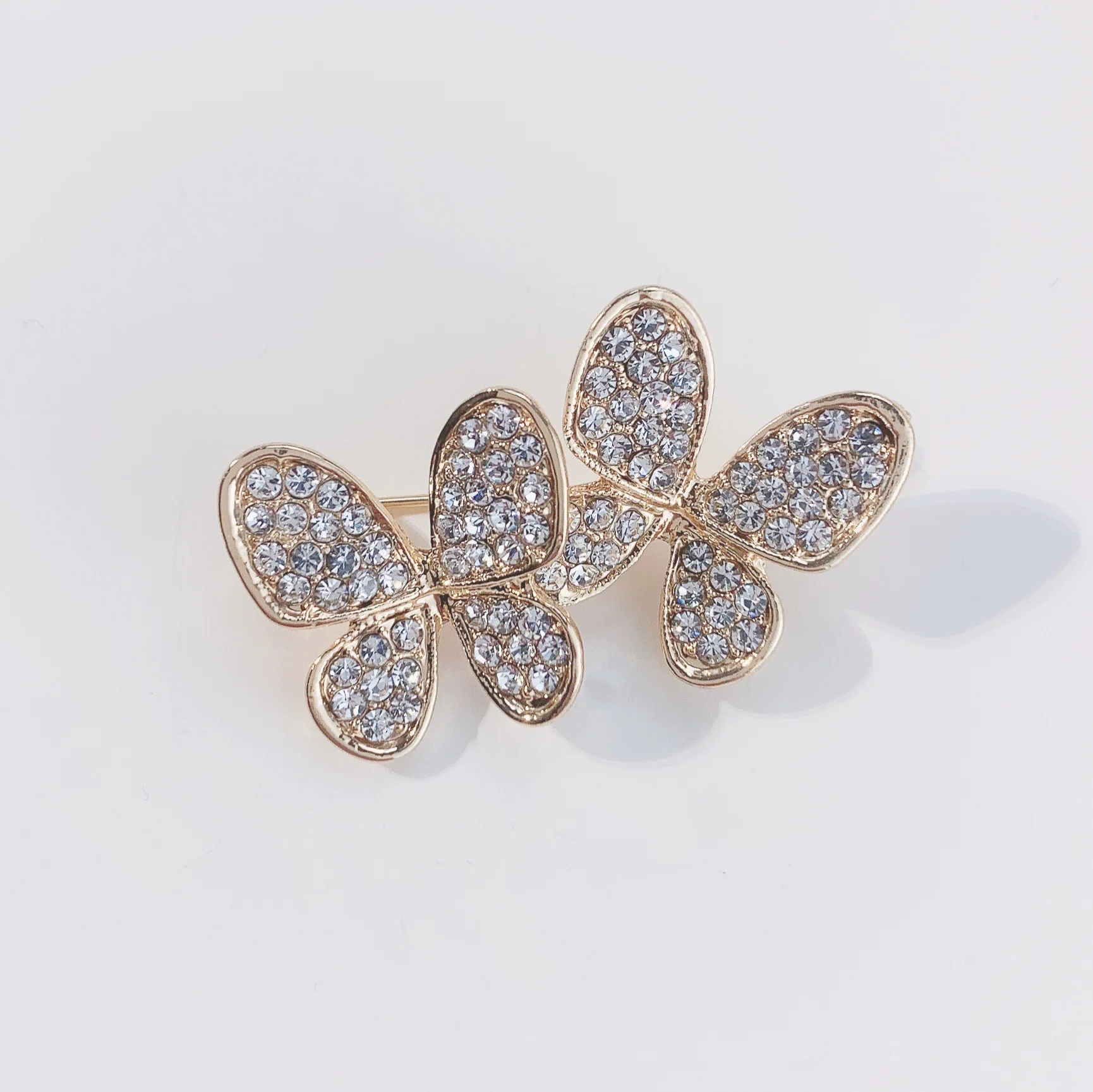 

Fashion Multi Types Flower Pin Brooches Women Rhinestone Pin Brooch for Silk, Gold