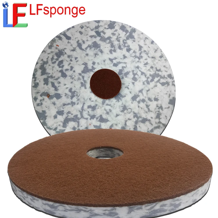 

Melamine Floor Pads for Floor Washing Machine Brush Polishing Pad Floor Scrubber Portable Manual Scrubber Sponge Pad, White