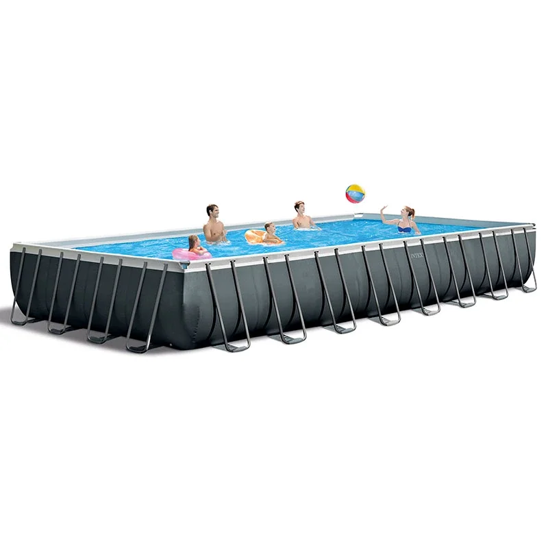 

INTEX 26378 975x488x132cm Ultra Metal Rectangular Frame above ground pools swimming outdoor inflatable with saltwater system