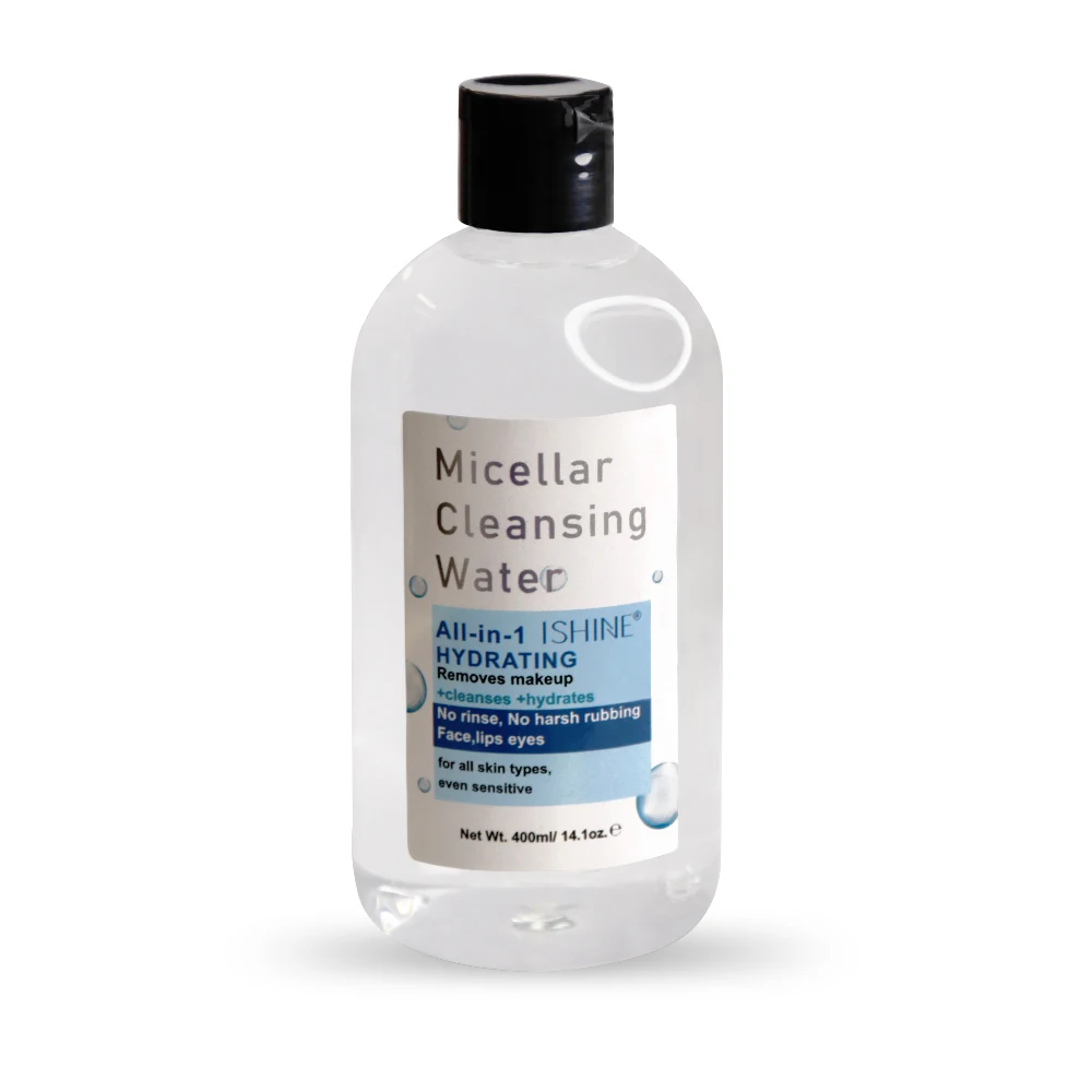 

Private brand waterproof organic liquid oil-free makeup remover Gentle cleansing facial and eye makeup remover, Milky