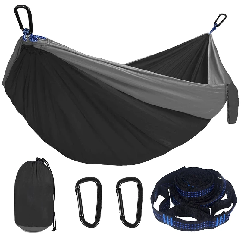 

Hammock Single Double Camping Lightweight Portable Hammock for Outdoor Hiking Travel Backpacking, 27 colors