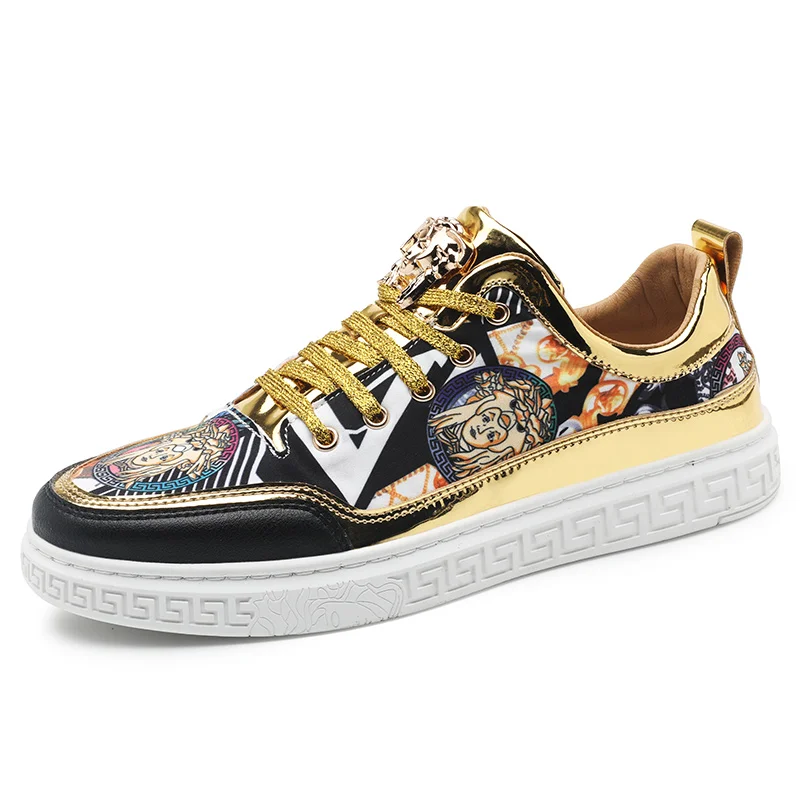 

Latest models high quality wholesale fashion famous brand leather man shoe customize private label sneakers